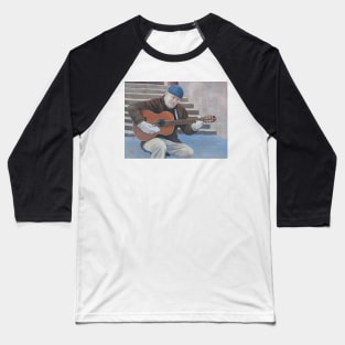 Barcelona Guitar Baseball T-Shirt